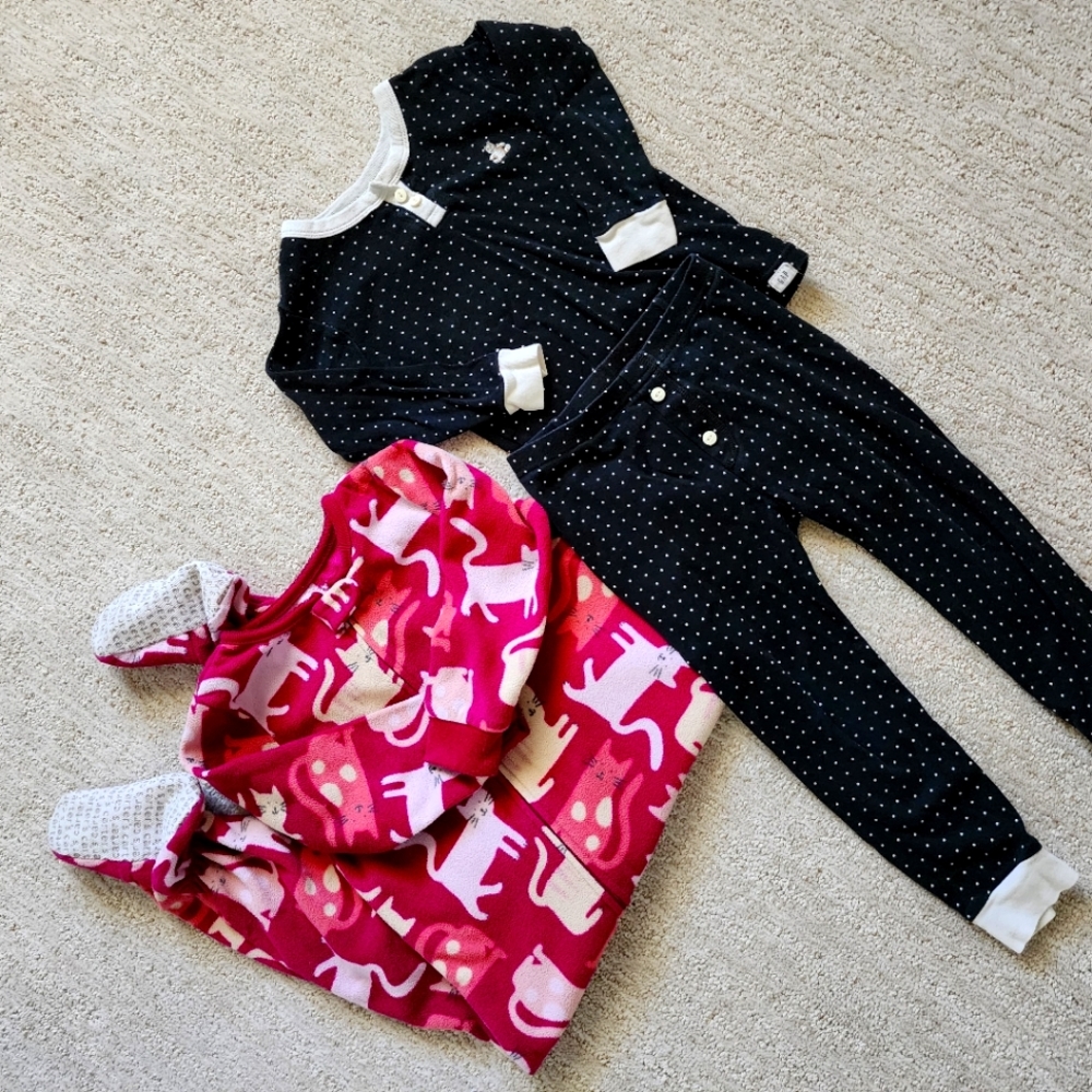Toddler girl pajamas gap and carters